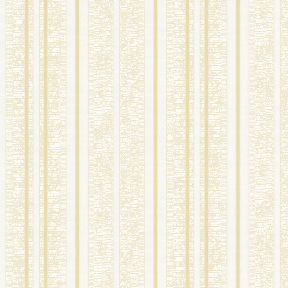 Beige Embossed Wallpaper – Gold Stripes (1208-1)